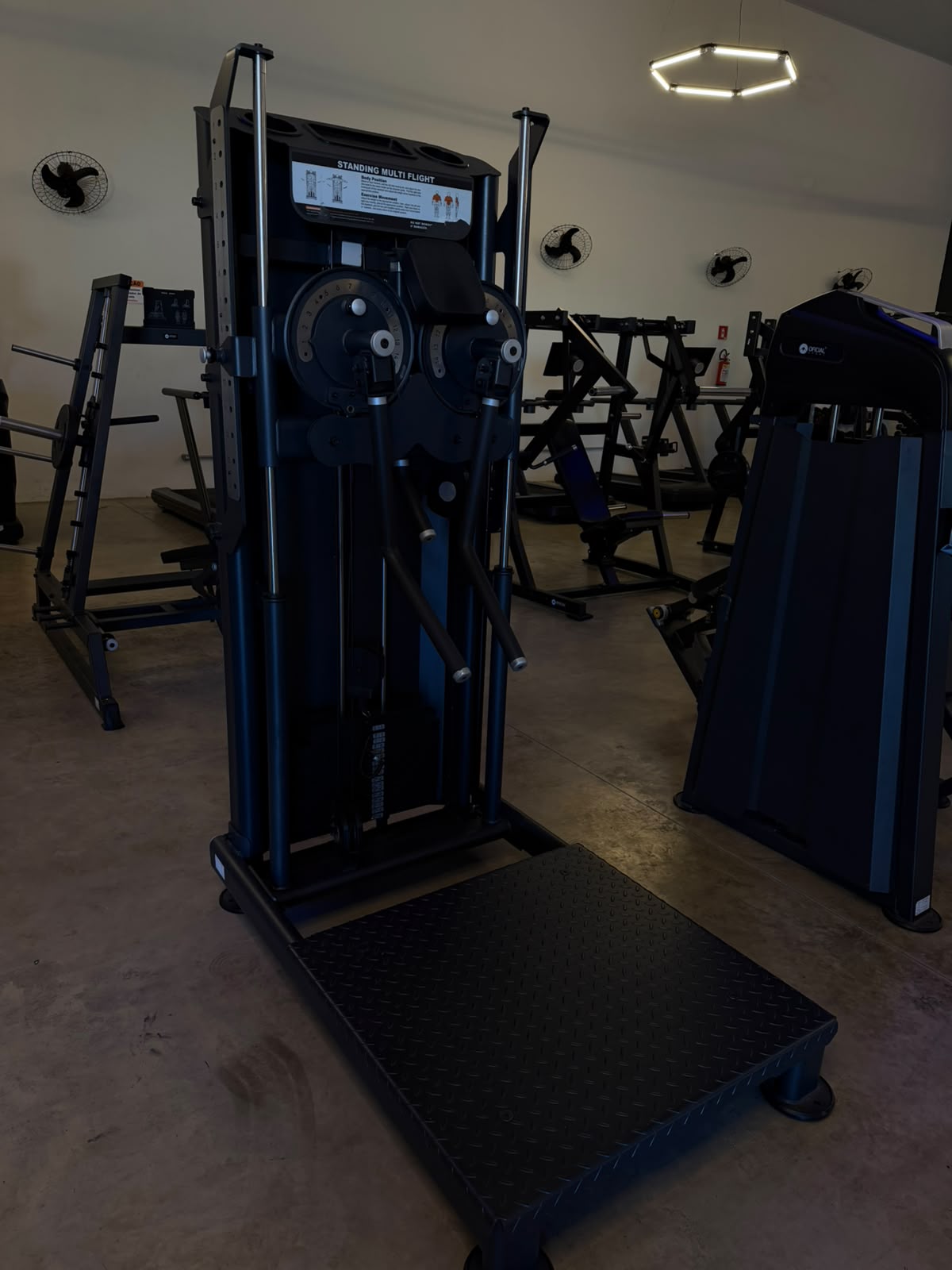 Equipamentos de treino da Unidade 1